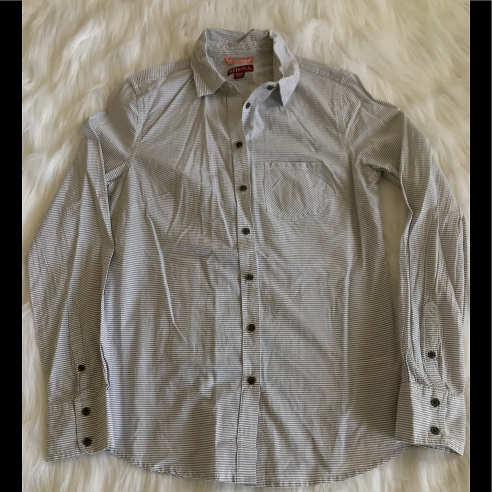 Merona button down top